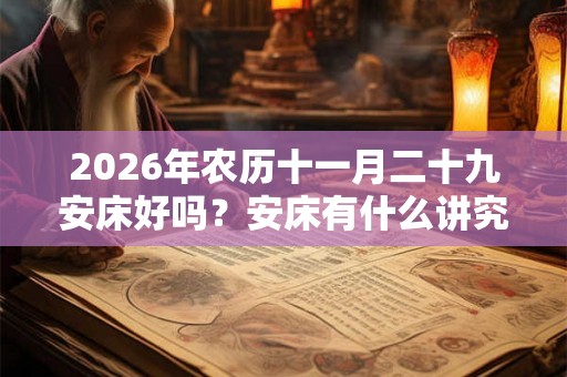 2026年农历十一月二十九安床好吗?安床有什么讲究? 2026年农历十一月二十九安床好吗?安床有什么讲究?
