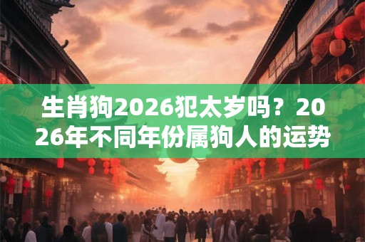生肖狗2026犯太岁吗？2026年不同年份属狗人的运势