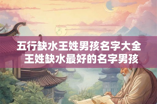 五行缺水王姓男孩名字大全  王姓缺水最好的名字男孩