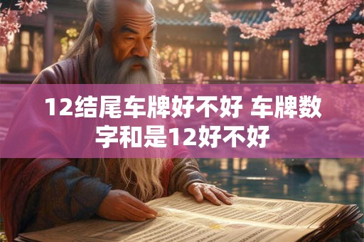 12结尾车牌好不好 车牌数字和是12好不好