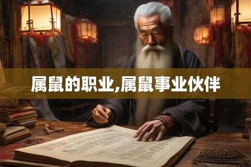 属鼠的职业,属鼠事业伙伴