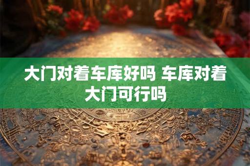 大门对着车库好吗 车库对着大门可行吗