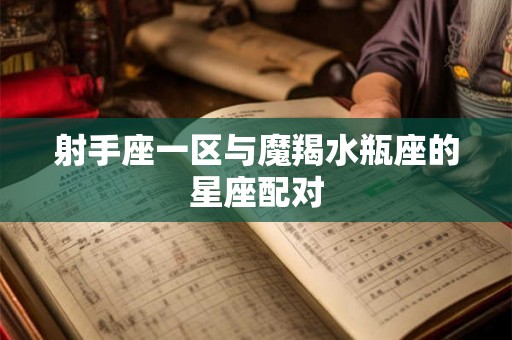 射手座一区与魔羯水瓶座的星座配对