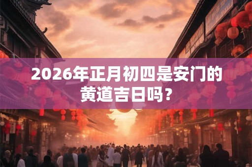 2026年正月初四是安门的黄道吉日吗? 2026年正月初四是安门的黄道吉日吗?