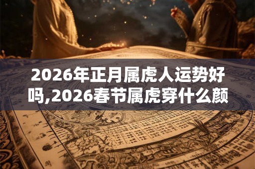 2026年正月属虎人运势好吗,2026春节属虎穿什么颜色旺运
