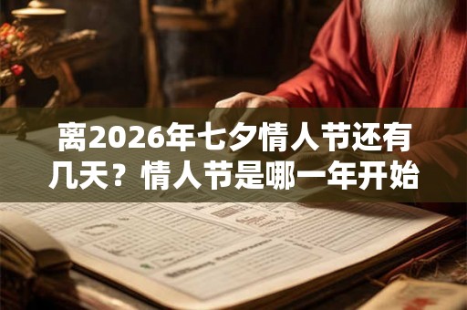 离2026年七夕情人节还有几天？情人节是哪一年开始的？