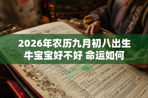 2026年农历九月初八出生牛宝宝好不好 命运如何 2026年农历九月初八出生牛宝宝好不好 命运如何