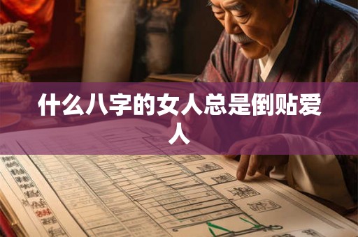什么八字的女人总是倒贴爱人 什么八字的女人总是倒贴爱人