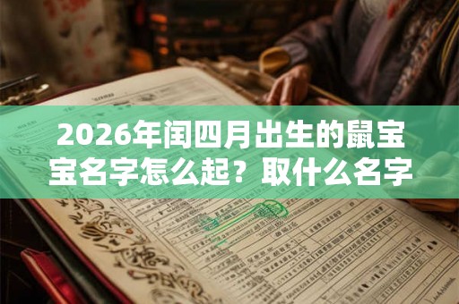 2026年闰四月出生的鼠宝宝名字怎么起？取什么名字好？
