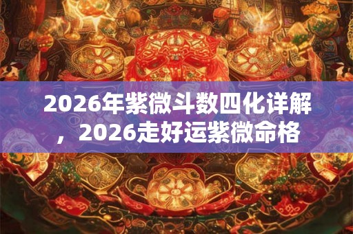 2026年紫微斗数四化详解,2026走好运紫微命格 2026年紫微斗数四化详解,2026走好运紫微命格