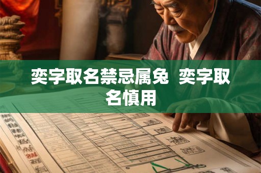 奕字取名禁忌属兔  奕字取名慎用