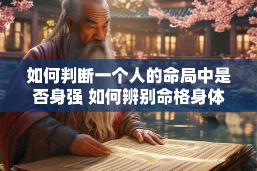 如何判断一个人的命局中是否身强 如何辨别命格身体是否健康