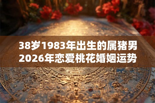 38岁1983年出生的属猪男2026年恋爱桃花婚姻运势走向分析 38岁1983年出生的属猪男2026年恋爱桃花婚姻运势走向分析