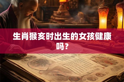 生肖猴亥时出生的女孩健康吗？