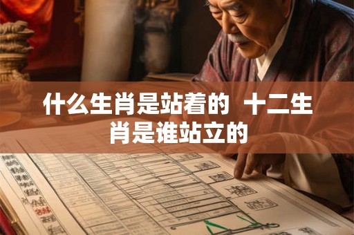 什么生肖是站着的  十二生肖是谁站立的