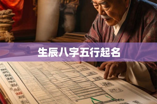 生辰八字五行起名
