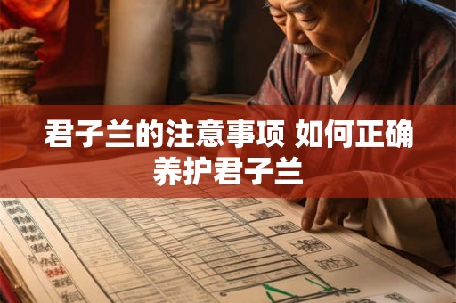 君子兰的注意事项 如何正确养护君子兰