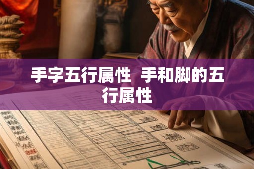 手字五行属性  手和脚的五行属性