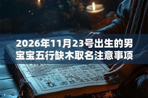2026年11月23号出生的男宝宝五行缺木取名注意事项