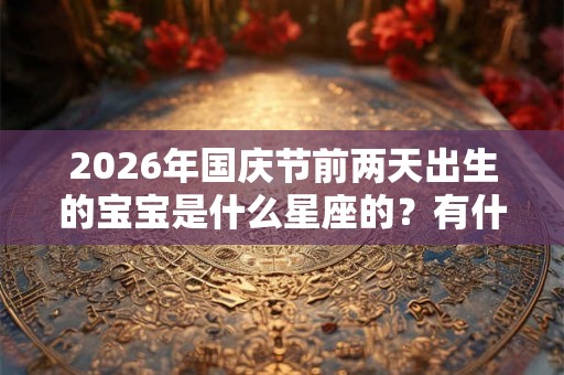 2026年国庆节前两天出生的宝宝是什么星座的？有什么优缺点？