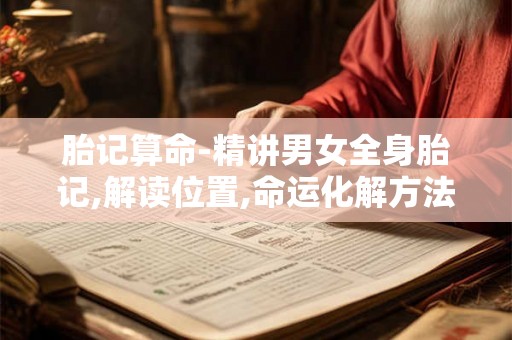 胎记算命-精讲男女全身胎记,解读位置,命运化解方法等