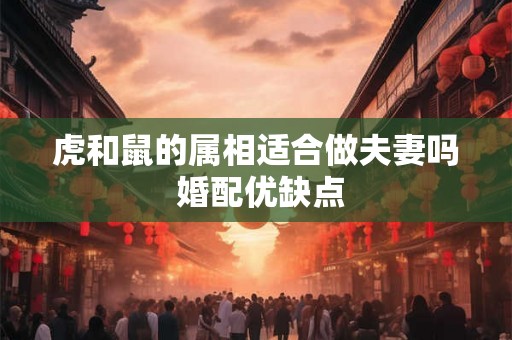 虎和鼠的属相适合做夫妻吗 婚配优缺点