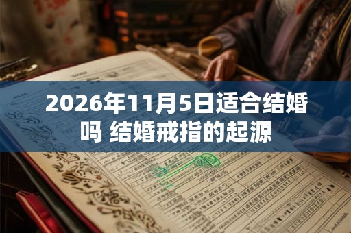 2026年11月5日适合结婚吗 结婚戒指的起源