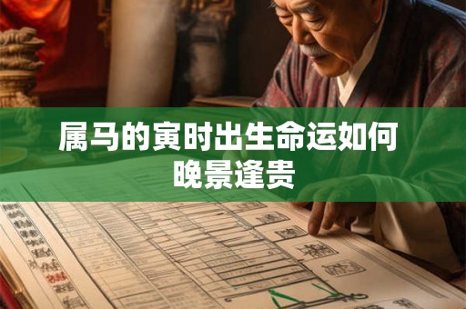 属马的寅时出生命运如何 晚景逢贵 属马的寅时出生命运如何 晚景逢贵