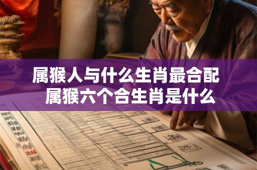 属猴人与什么生肖最合配  属猴六个合生肖是什么