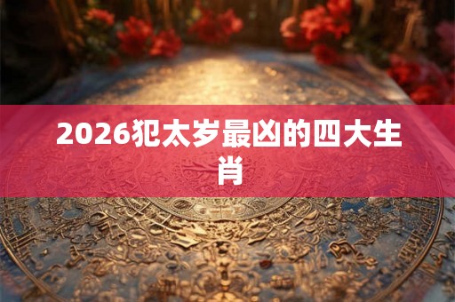 2026犯太岁最凶的四大生肖 2026犯太岁最凶的四大生肖