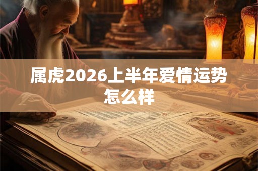 属虎2026上半年爱情运势怎么样