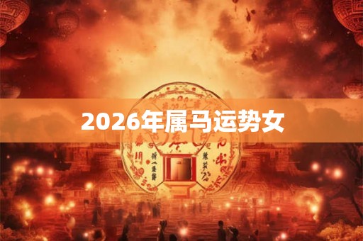 2026年属马运势女