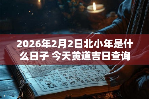 2026年2月2日北小年是什么日子 今天黄道吉日查询
