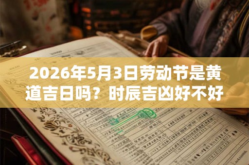 2026年5月3日劳动节是黄道吉日吗？时辰吉凶好不好？