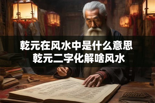 乾元在风水中是什么意思  乾元二字化解啥风水