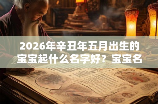 2026年辛丑年五月出生的宝宝起什么名字好？宝宝名字推荐