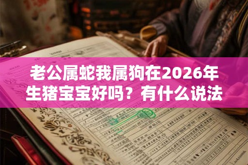老公属蛇我属狗在2026年生猪宝宝好吗？有什么说法？