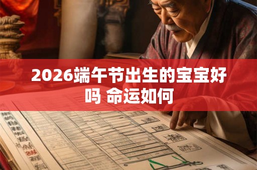 2026端午节出生的宝宝好吗 命运如何