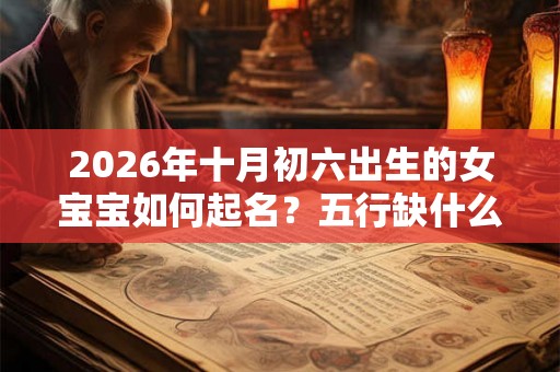 2026年十月初六出生的女宝宝如何起名？五行缺什么？