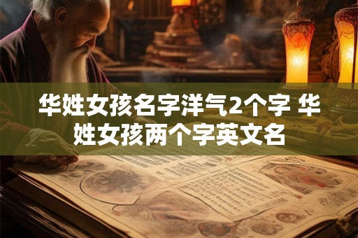 华姓女孩名字洋气2个字 华姓女孩两个字英文名