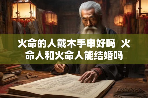 火命的人戴木手串好吗  火命人和火命人能结婚吗