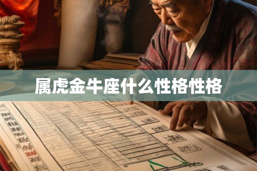 属虎金牛座什么性格性格 属虎金牛座什么性格性格