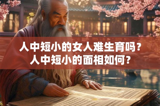 人中短小的女人难生育吗？人中短小的面相如何？
