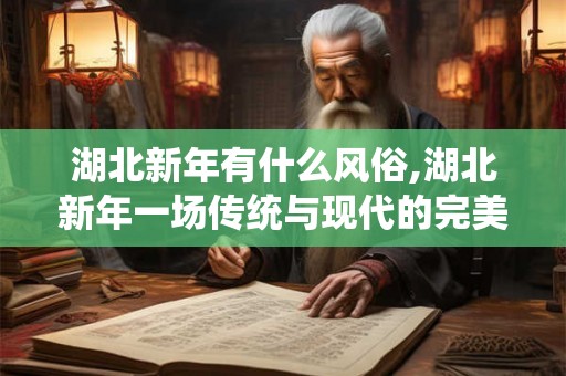 湖北新年有什么风俗,湖北新年一场传统与现代的完美融合 湖北新年有什么风俗,湖北新年一场传统与现代的完美融合