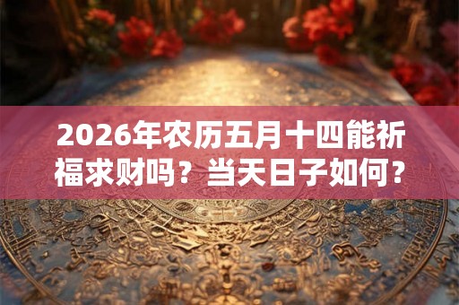 2026年农历五月十四能祈福求财吗？当天日子如何？