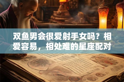 双鱼男会很爱射手女吗？相爱容易，相处难的星座配对解析