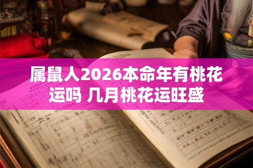 属鼠人2026本命年有桃花运吗 几月桃花运旺盛