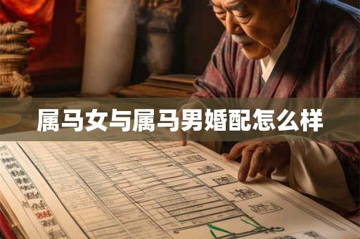 属马女与属马男婚配怎么样