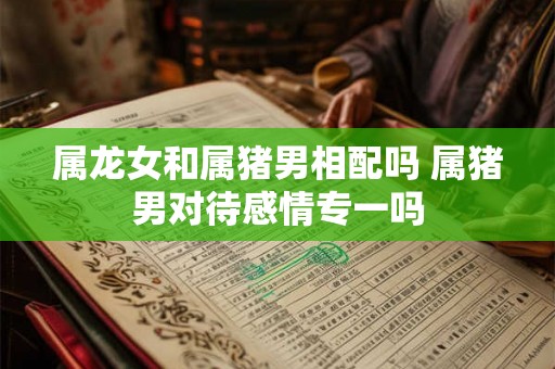 属龙女和属猪男相配吗 属猪男对待感情专一吗
