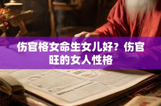 伤官格女命生女儿好？伤官旺的女人性格